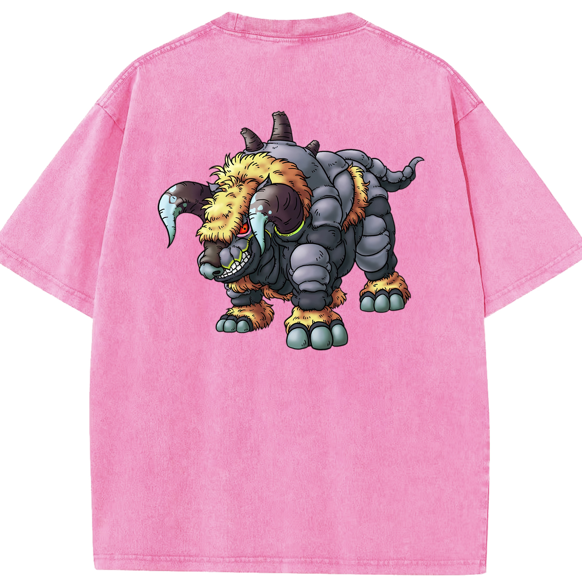 （画像用） ドラゴンクエスト Doragon Kuesuto Dragon Quest 綿100% ヴィンテージ風 半袖Tシャツ（背面プリント）